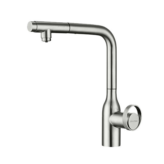 Смеситель для кухни URBAN, брашированная сталь, Ur213104-BS, Paulmark-Starke
