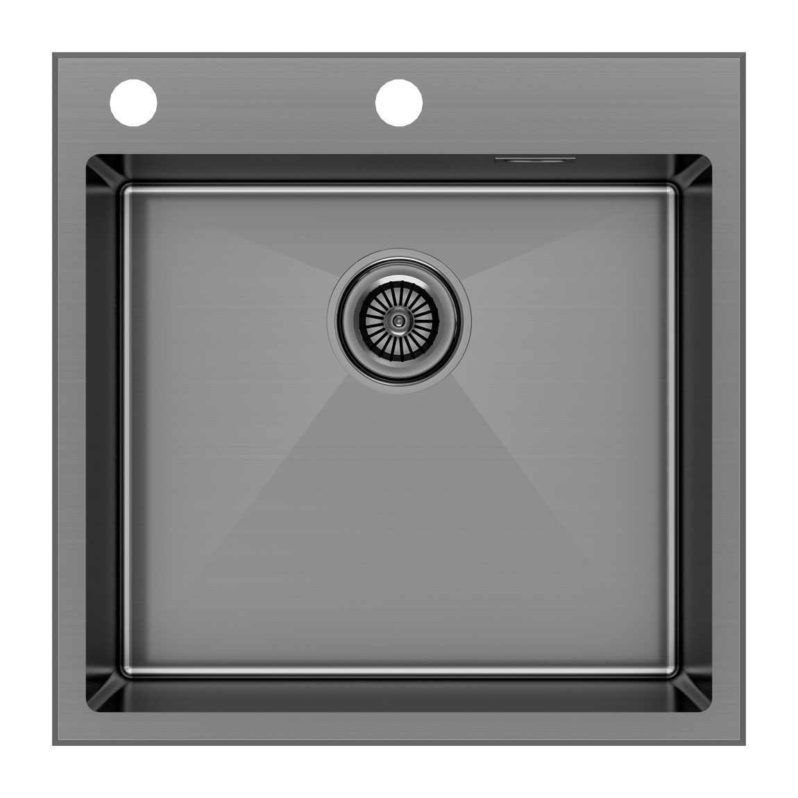 Мойка нерж. сталь KRONER-EDGE 51, PM775151-BS, брашированная сталь, 510х510мм, Paulmark