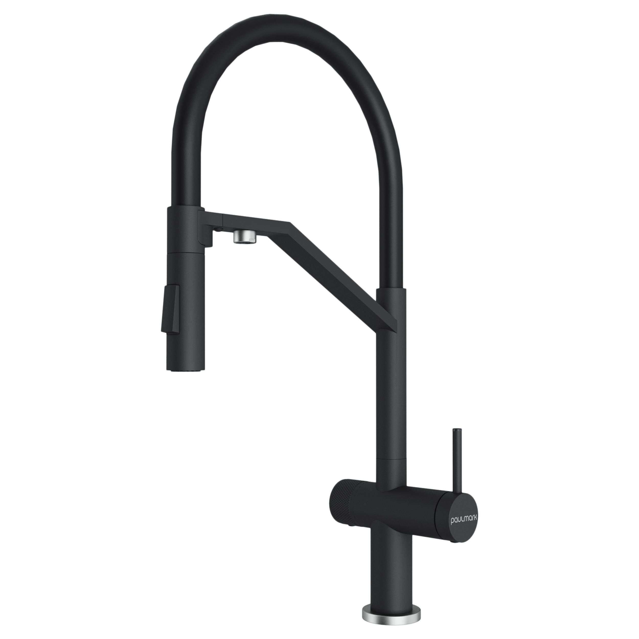 Смеситель для кухни ZENDER, белый матовый, Ze213155-WH, Paulmark