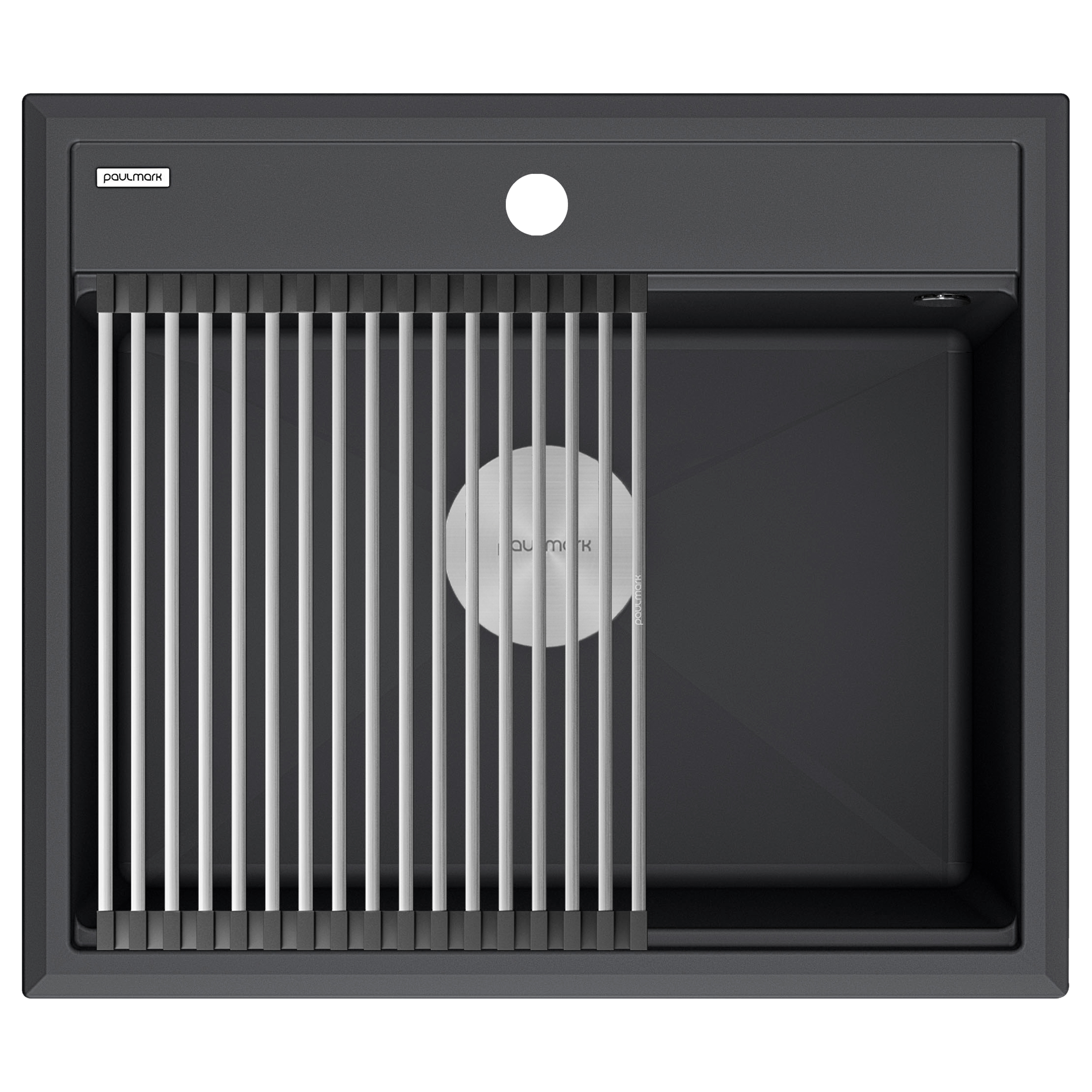 Мойка STEPIA 60, IT-GRANIT, PM115951-AN, антрацит, 590х510, Paulmark