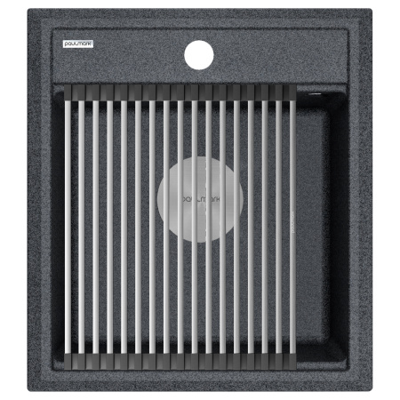 Мойка STEPIA 45, IT-GRANIT, PM114651-DG, графит, 460х510, Paulmark