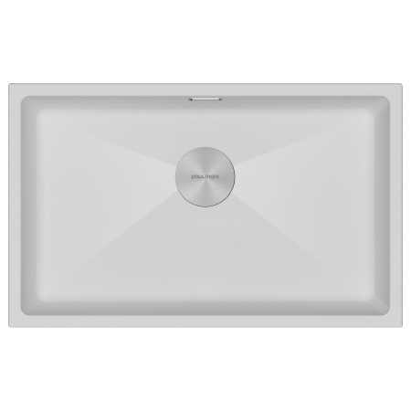 Мойка LUMI 74UNI, IT-GRANIT, LU74-WH, белый, 740х460, Paulmark