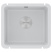 Мойка UNTER 50, IT-GRANIT, PM204543-WH, белый, 455х435, подст. мон. Paulmark