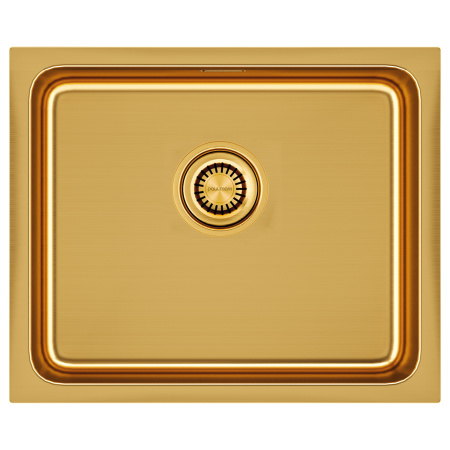 Мойка нерж. сталь VISTA 54, PM305444-BG, брашированное золото, 540х440мм, Paulmark