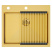 Мойка нерж. сталь KRONER-PRO 59, PM705951-BS, брашированная сталь, 590х510мм, Paulmark