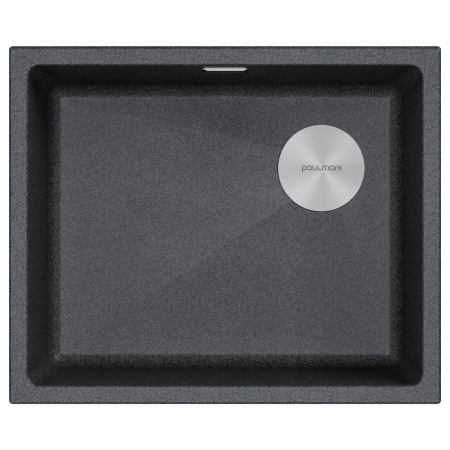 Мойка LUMI 55UNI-SKEW, IT-GRANIT, LU55SK-DG, графит, 555х440, Paulmark
