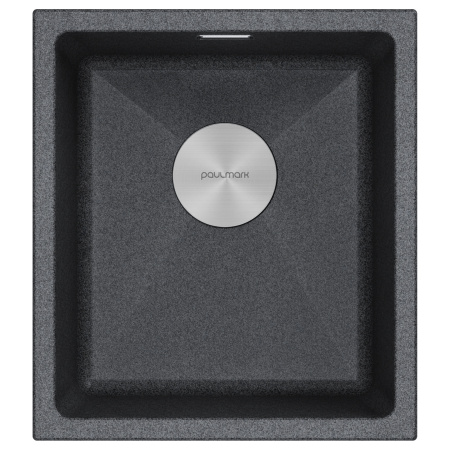 Мойка LUMI 41UNI, IT-GRANIT, LU41-DG, графит, 410х460, Paulmark