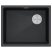 Мойка LUMI 55UNI-SKEW, IT-GRANIT, LU55SK-AN, антрацит, 555х440, Paulmark