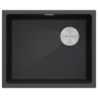 Мойка LUMI 55UNI-SKEW, IT-GRANIT, LU55SK-AN, антрацит, 555х440, Paulmark