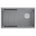 Мойка LUMI-PRO 74 UNI, IT-GRANIT, LU-PRO 74-AN, антрацит, 740х450, Paulmark
