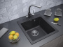Мойка KANTE 45, IT-GRANIT, PM104651-WH, белый, 460х510 мм, Paulmark
