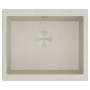 Мойка GERA 60, IT-GRANIT, PM205546-BE, бежевый, 555х460, подст. мон. Paulmark