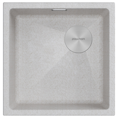Мойка LUMI 45UNI-SKEW, IT-GRANIT, LU45SK-BE, бежевый, 455х440, Paulmark