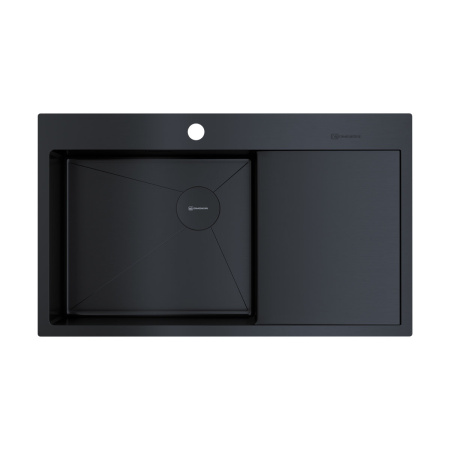 Кухонная мойка Omoikiri Akisame 86-L Side Графит