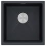 Мойка LUMI 45UNI, IT-GRANIT, LU45-AN, антрацит, 455х460, Paulmark