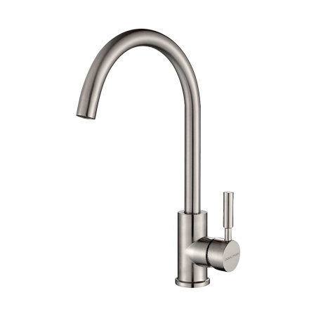 Смеситель для кухни HOLSTEIN, брашированная сталь, Ho212063-BS, Paulmark