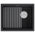 Мойка LUMI-PRO 55 UNI, IT-GRANIT, LU-PRO 55-AN, антрацит, 550х450, Paulmark