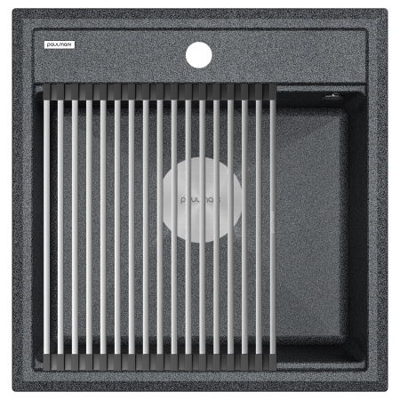 Мойка STEPIA 50, IT-GRANIT, PM115051-DG, графит, 500х510, Paulmark