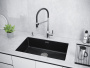 Мойка LUMI 74UNI-SKEW, IT-GRANIT, LU74SK-AN, антрацит, 740х440, Paulmark