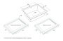 Мойка GERA 60, IT-GRANIT, PM205546-BE, бежевый, 555х460, подст. мон. Paulmark