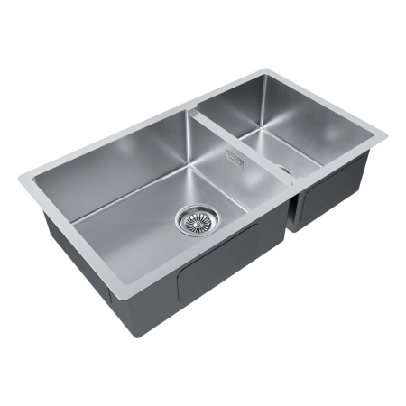 Мойка нерж. сталь GERBERG 78/2S UNI, PM227844-BS, брашированная сталь, 780х440мм, Paulmark