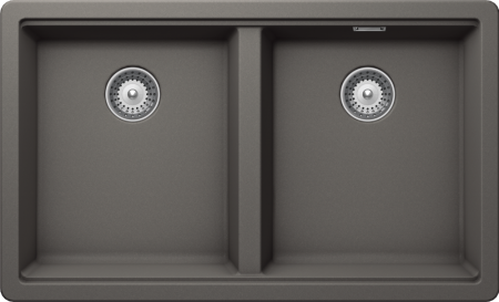 Кухонная мойка Schock Greenwich 80-2U Серебристый камень