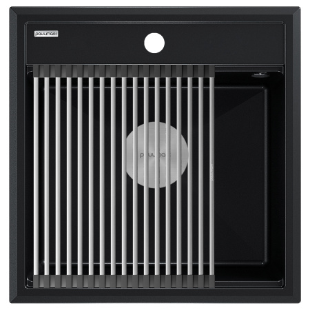 Мойка STEPIA 50, IT-GRANIT, PM115051-BLM, черный, 500х510, Paulmark