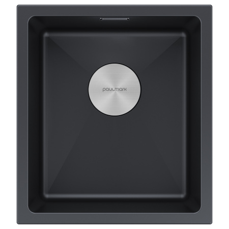 Мойка LUMI 41UNI, IT-GRANIT, LU41-AN, антрацит, 410х460, Paulmark