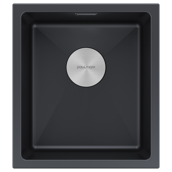 Мойка LUMI 41UNI, IT-GRANIT, LU41-AN, антрацит, 410х460, Paulmark