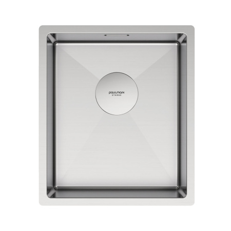 Мойка нерж. сталь NEXT 38 UNI, PM213844-BS, брашированная сталь, 380х440мм, Paulmark