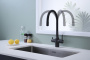 Смеситель для кухни SALIX, антрацит, Sa213419-AN, Paulmark