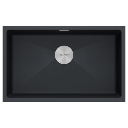 Мойка LUMI 74UNI, IT-GRANIT, LU74-AN, антрацит, 740х460, Paulmark