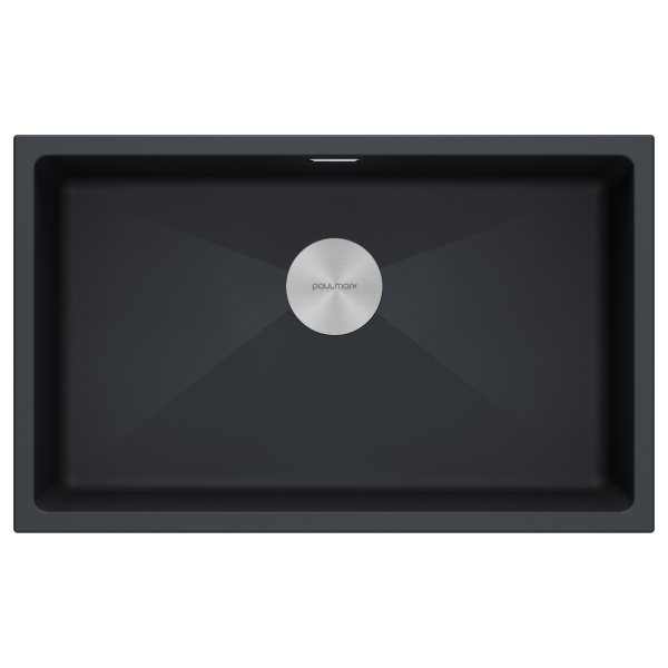 Мойка LUMI 74UNI, IT-GRANIT, LU74-AN, антрацит, 740х460, Paulmark