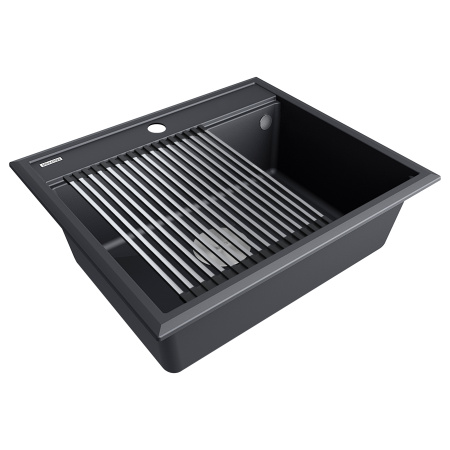 Мойка STEPIA 60, IT-GRANIT, PM115951-AN, антрацит, 590х510, Paulmark
