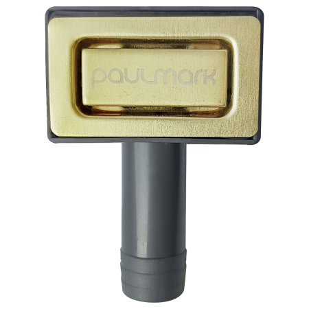 Перелив прямоугольный с логотипом, PM22-LG, светлое золото, Paulmark