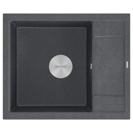 Мойка FLUGEN 50-600, IT-GRANIT, PM216050-DG, графит, 600х500 мм, Paulmark