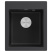 Мойка KANTE 40, IT-GRANIT, PM104249-BL, черный гранит, 415х490 мм, Paulmark