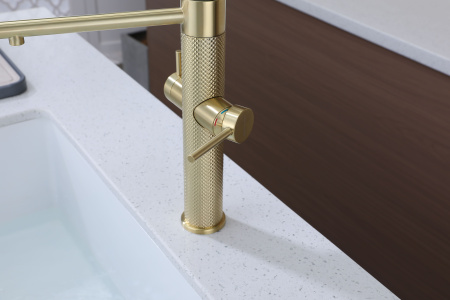 Смеситель для кухни NEXUS DIAMOND, светлое золото, Nd613999-LG, Paulmark-Starke
