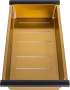 Мойка нерж. сталь NEXT-MULTI SINK 74 UNI, PM787445-BG, брашированное золото, 740х450мм, Paulmark