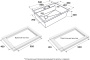 Мойка нерж. сталь NEXT-MULTI SINK 54-L UNI, PM785445-L-BS, брашированная сталь, 540х450мм, Paulmark