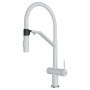 Смеситель для кухни ZENDER, белый матовый, Ze213155-WH, Paulmark