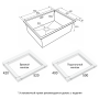 Мойка нерж. сталь NEXT 54 UNI, PM215444-BS, брашированная сталь, 540х440мм, Paulmark