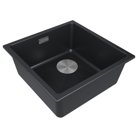 Мойка LUMI 45UNI-SKEW, IT-GRANIT, LU45SK-AN, антрацит, 455х440, Paulmark