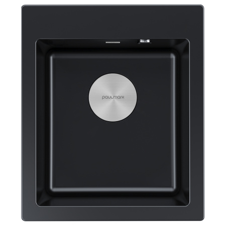 Мойка KANTE 40, IT-GRANIT, PM104249-BLM, черный, 415х490 мм, Paulmark