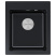 Мойка KANTE 40, IT-GRANIT, PM104249-BL, черный гранит, 415х490 мм, Paulmark