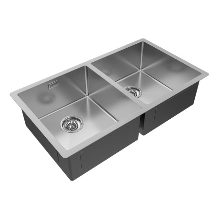 Мойка нерж. сталь GERBERG 78/2 UNI, PM237844-BS, брашированная сталь, 780х440мм, Paulmark