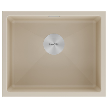 Мойка LUMI 55UNI, IT-GRANIT, LU55-LA, латте, 555х460, Paulmark