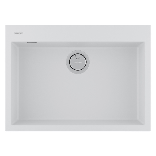 Мойка DECORATION 69, ACRYSTONE, PM936950-WH, WHITE, 690х500 мм, Paulmark