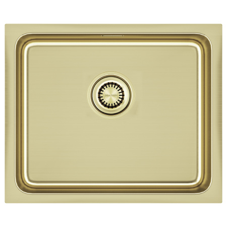Мойка нерж. сталь VISTA 54, PM305444-LG, светлое золото, 540х440мм, Paulmark