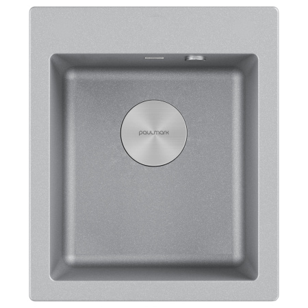 Мойка KANTE 40, IT-GRANIT, PM104249-GRM, серый металлик, 415х490 мм, Paulmark